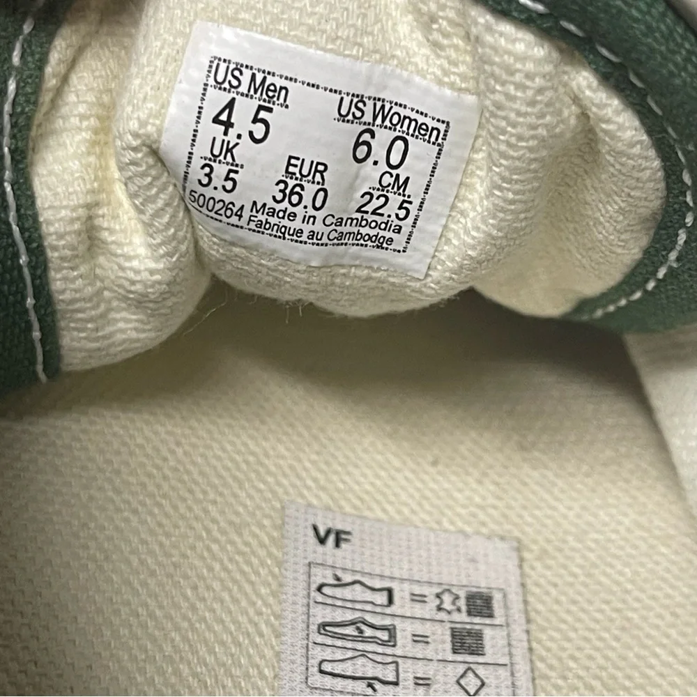 VANS Old Skool Color Theory - Deep Grass Duck Green - Women’s 6 - Men's Size 4.5